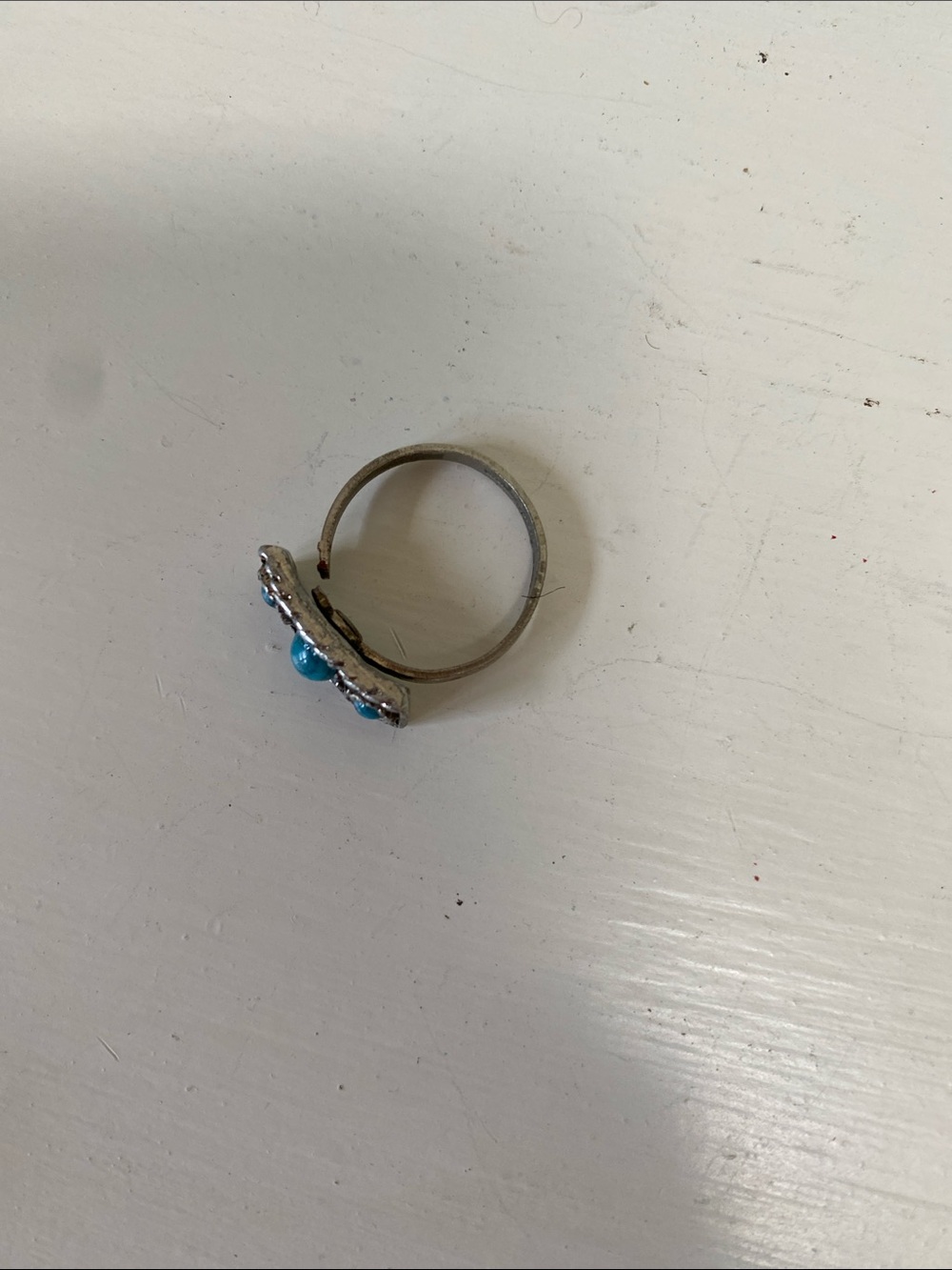 Three-Stone Turquoise Ring - Blue - Picture 2 of 2